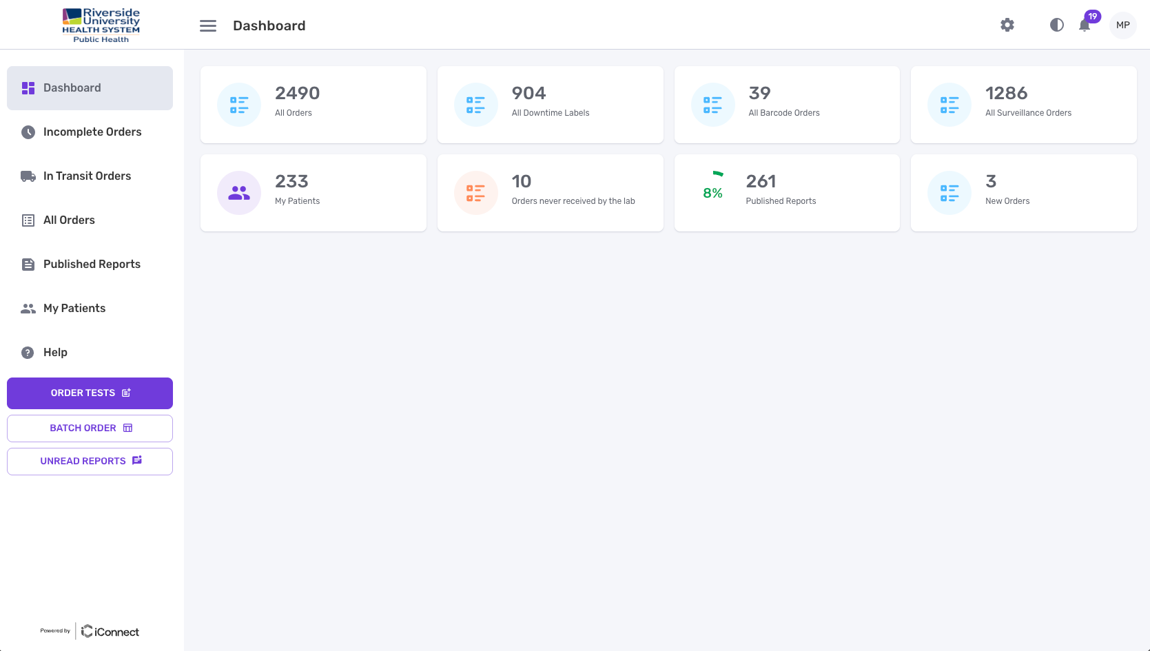 ETOR (Electronic Test Ordering & Results)